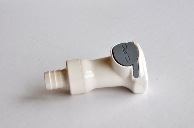Quick Coupler, 1/2" ID, Female, Barb,w/valve